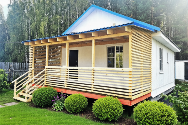 Каркасный дом 8х9 - Дачное строительство | Окна, балконы, лоджии