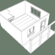 Каркасный дом 5х5 с мансардой  - Дачное строительство | Окна, балконы, лоджии