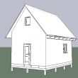 Каркасный дом 6х7 с мансардой и крыльцом - Дачное строительство | Окна, балконы, лоджии