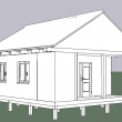 Каркасный дом 5х6 с террасой - Дачное строительство | Окна, балконы, лоджии