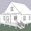 Каркасный дом 6х7 с тамбуром и верандой - Дачное строительство | Окна, балконы, лоджии