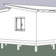 Каркасный дом 6х8 с верандой - Дачное строительство | Окна, балконы, лоджии