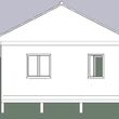 Проект каркасного дома 6х6 с верандой 2х6 - Дачное строительство | Окна, балконы, лоджии
