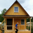 Каркасный дом 4х5 с мансардой 3х5 - Дачное строительство | Окна, балконы, лоджии