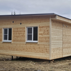 Каркасный дом баня 6х8   - Дачное строительство | Окна, балконы, лоджии