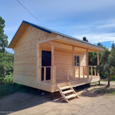 Каркасный дом 4х4.5 - Дачное строительство | Окна, балконы, лоджии