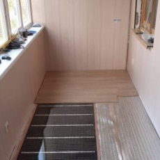 Теплый пленочный пол на балкон - Дачное строительство | Окна, балконы, лоджии