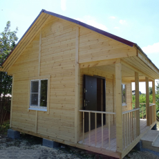 Каркасный дом 4х6 - Дачное строительство | Окна, балконы, лоджии