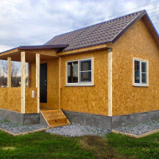 Каркасный дом 4х6 - Дачное строительство | Окна, балконы, лоджии