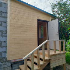 Пристрой каркасный 3 х 5 - Дачное строительство | Окна, балконы, лоджии