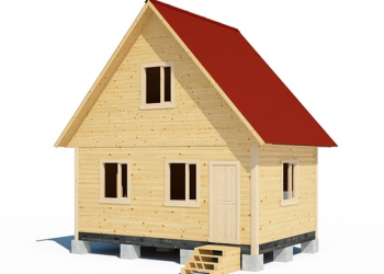 Проект двухэтажного каркасного дома 4х6 - Дачное строительство | Окна, балконы, лоджии