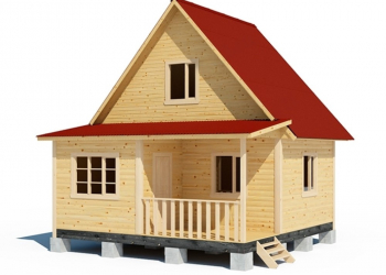 Проект двухэтажного каркасного дома 4х6 с верандой - Дачное строительство | Окна, балконы, лоджии