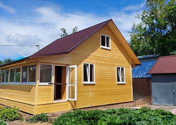 дом 6х6 метров.  - Дачное строительство | Окна, балконы, лоджии