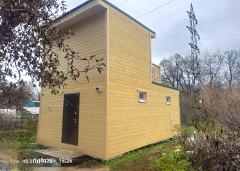 дом 4 на 7 двухэтажный. - Дачное строительство | Окна, балконы, лоджии