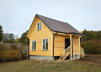 Каркасный дом 5х5 с мансардой - Дачное строительство | Окна, балконы, лоджии