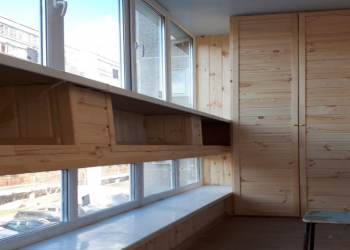 Лоджия с нишами под цветы - Дачное строительство | Окна, балконы, лоджии