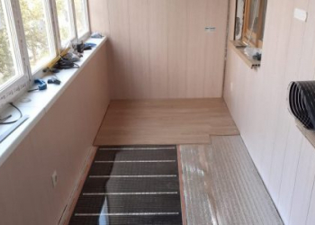 Теплый пленочный пол на балкон - Дачное строительство | Окна, балконы, лоджии