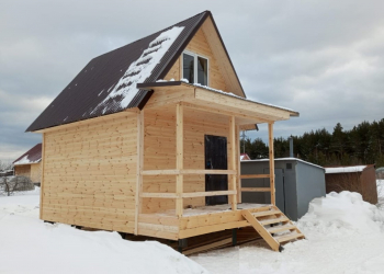 Каркасный дом 4х5 с мансардой 3х5 - Дачное строительство | Окна, балконы, лоджии