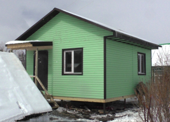 Каркасный дом 5х6 - Дачное строительство | Окна, балконы, лоджии