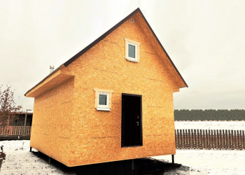 Каркасный дом 5х7 с мансардой 3х7 - Дачное строительство | Окна, балконы, лоджии