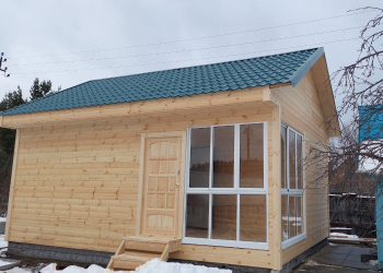 Каркасный дом 5х7 с верандой - Дачное строительство | Окна, балконы, лоджии