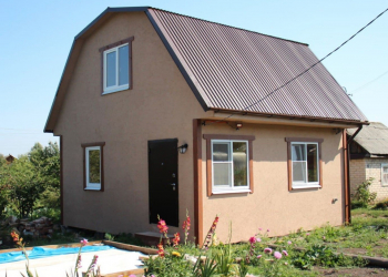 Каркасный дом 6х6 с мансардой - Дачное строительство | Окна, балконы, лоджии