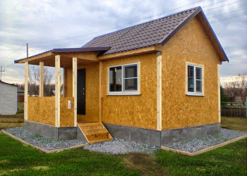 Каркасный дом 4х6 - Дачное строительство | Окна, балконы, лоджии