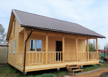 Каркасный дом 6х8 с верандой 2х8 - Дачное строительство | Окна, балконы, лоджии