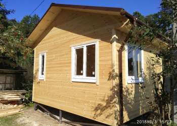 Каркасный дом 3.5х4 - Дачное строительство | Окна, балконы, лоджии