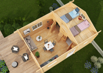 дома 4х6 метра - Дачное строительство | Окна, балконы, лоджии