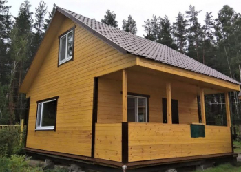 Каркасный дом 6х6 с мансардой - Дачное строительство | Окна, балконы, лоджии