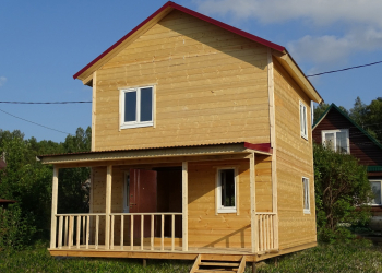 Каркасный дом 6х6 двухэтажный  - Дачное строительство | Окна, балконы, лоджии