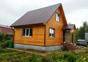 Каркасный дом 6х6 с мансардой - Дачное строительство | Окна, балконы, лоджии