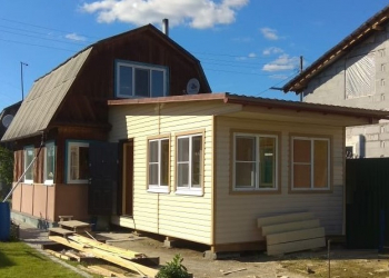 Пристрой каркасный 3.5 х 6 - Дачное строительство | Окна, балконы, лоджии