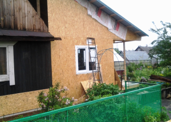 Пристрой каркасный 4.5 х 5 дата строительства 15.08.2014 - Дачное строительство | Окна, балконы, лоджии