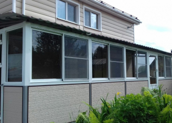 Раздвижное остекление для веранды - Дачное строительство | Окна, балконы, лоджии