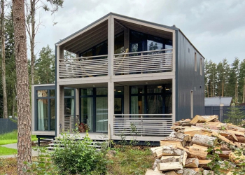 дом 8 на 10 метров двухэтажный. - Дачное строительство | Окна, балконы, лоджии