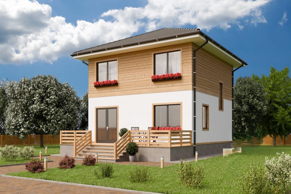 дом 7,5 м на 7,5 м. из сип панелей. - Дачное строительство | Окна, балконы, лоджии