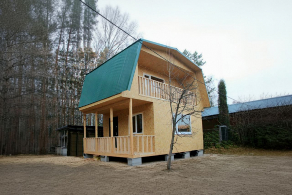 Каркасный дом 5х5 с мансардой  - Дачное строительство | Окна, балконы, лоджии