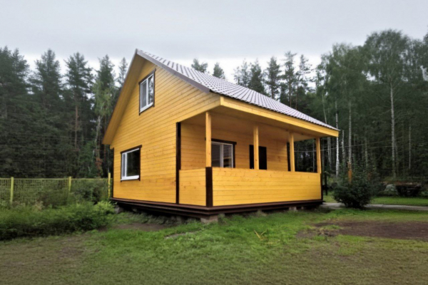 Каркасный дом 6х6 с мансардой - Дачное строительство | Окна, балконы, лоджии