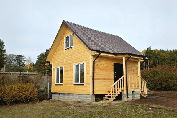 Каркасный дом 5х5 с мансардой - Дачное строительство | Окна, балконы, лоджии