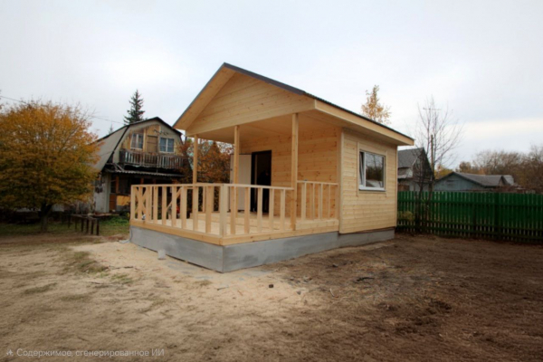 Каркасный дом 4х4.5 - Дачное строительство | Окна, балконы, лоджии