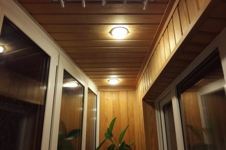 Освещение и розетки на балконе  - Дачное строительство | Окна, балконы, лоджии