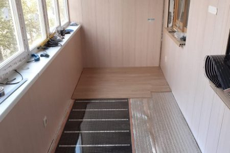 Теплый пленочный пол на балкон - Дачное строительство | Окна, балконы, лоджии