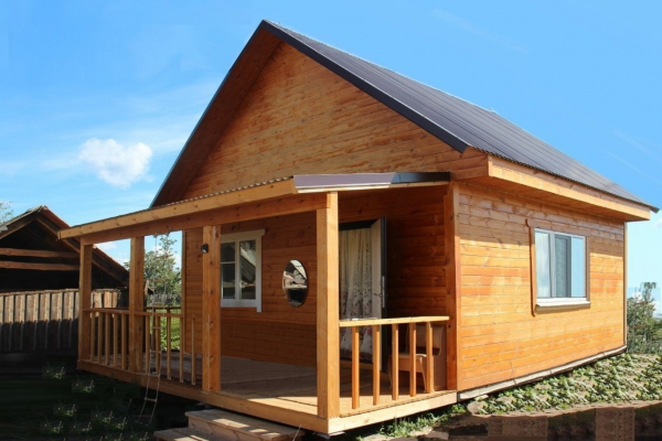 Каркасный дом 6х6 м. мансарда 3,5х6 метров. веранда 2х6 метров.  - Дачное строительство | Окна, балконы, лоджии