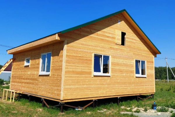 Каркасный дом 9х9 - Дачное строительство | Окна, балконы, лоджии