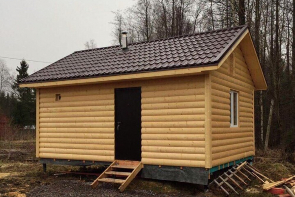 Каркасная баня 3х6 - Дачное строительство | Окна, балконы, лоджии