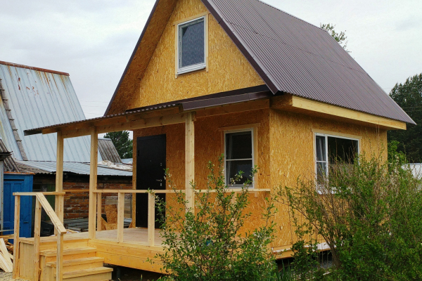 Каркасный дом 4х5 с мансардой 3х5 - Дачное строительство | Окна, балконы, лоджии