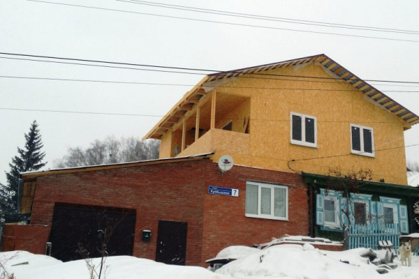 Пристрой каркасный 8.2 х 9.5 - Дачное строительство | Окна, балконы, лоджии