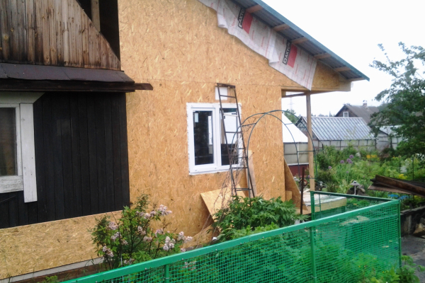 Пристрой каркасный 4.5 х 5 дата строительства 15.08.2014 - Дачное строительство | Окна, балконы, лоджии